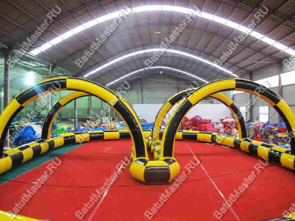 Надувная гоночная трасса "Предел 2" 12*12*3 м