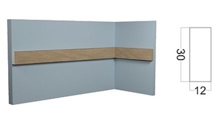 Молдинг Контур окрашенный, 30x12 мм