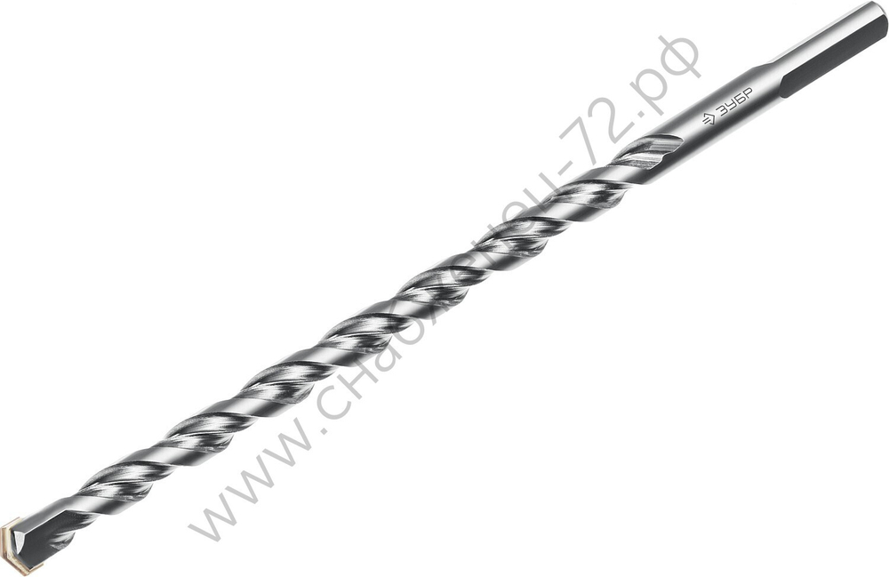 ЗУБР ПРОФЕССИОНАЛ 6 x 150 мм сверло по бетону усиленное, 3-х гранный хвостовик