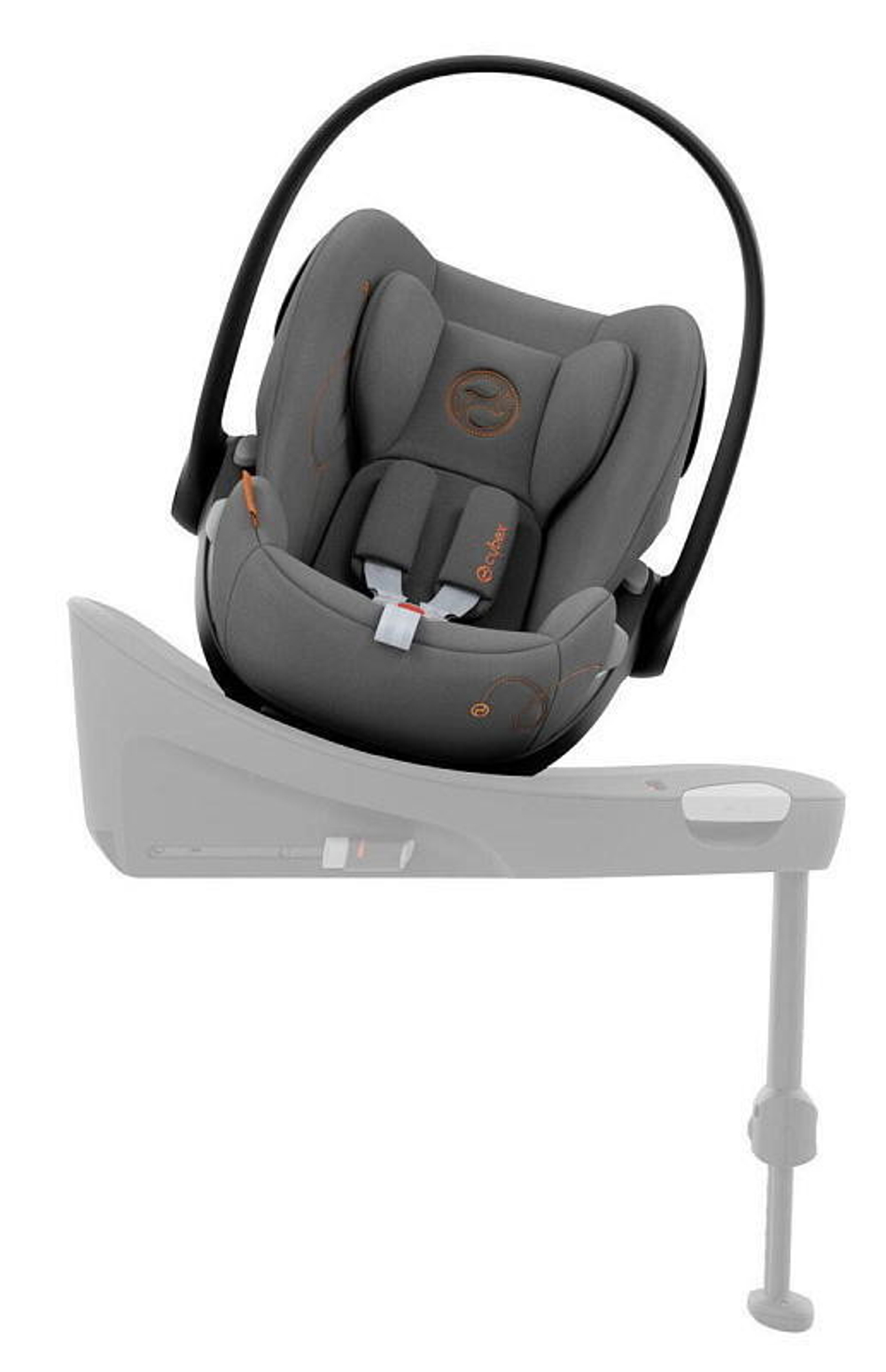 Коляска Cybex Priam IV Rosegold complete Cloud G Lava Grey Base G 3 в 1 Sepia Black