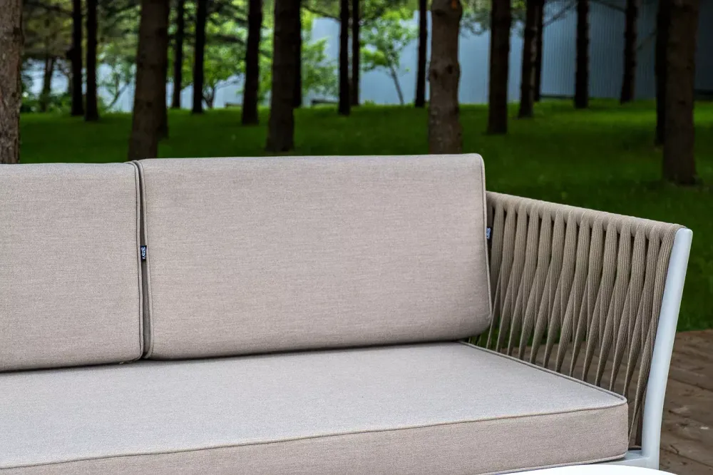 "Касабланка" модульная лаунж-зона из роупа (веревки), каркас из алюминия