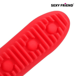 Красная вибронасадка на палец (Цвет: красный)