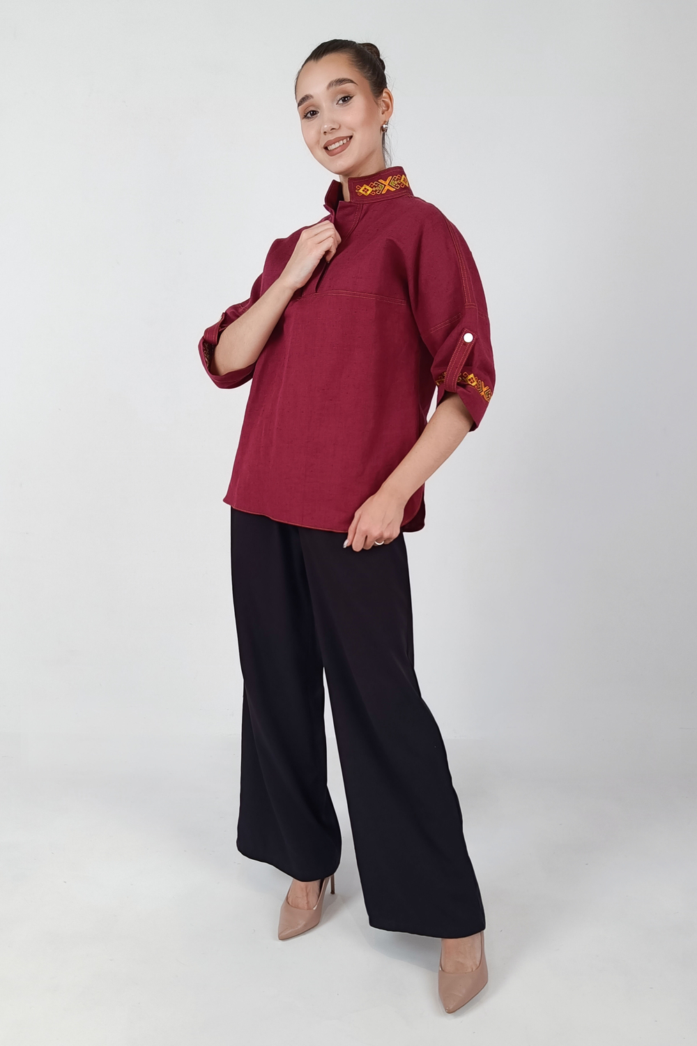 Блузка с чувашской вышивкой