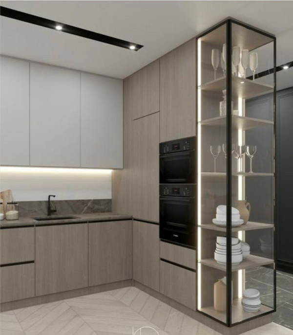 Примеры современных кухонь в дизайне из интернета