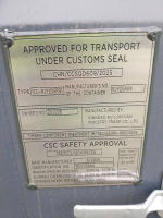 Контейнер 20 футов № ZXJU0839778