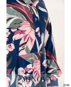 Платье 3120Б-синий Minova