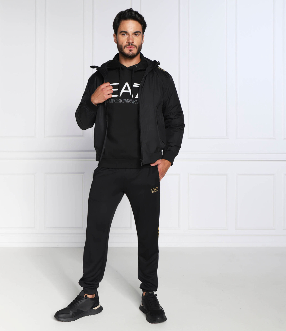 Худи EA7 - черный(6LPM88 PJ07Z)