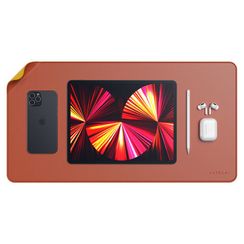 Коврик Satechi Dual Side ECO-Leather Deskmate (ST-LDMYO) желтый/оранжевый