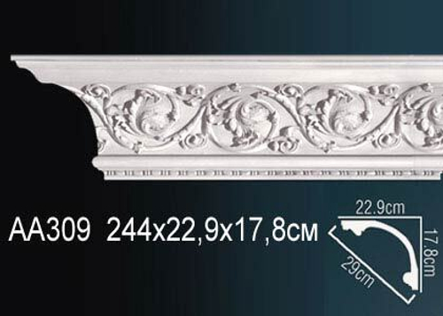 Карниз потолочный AA309