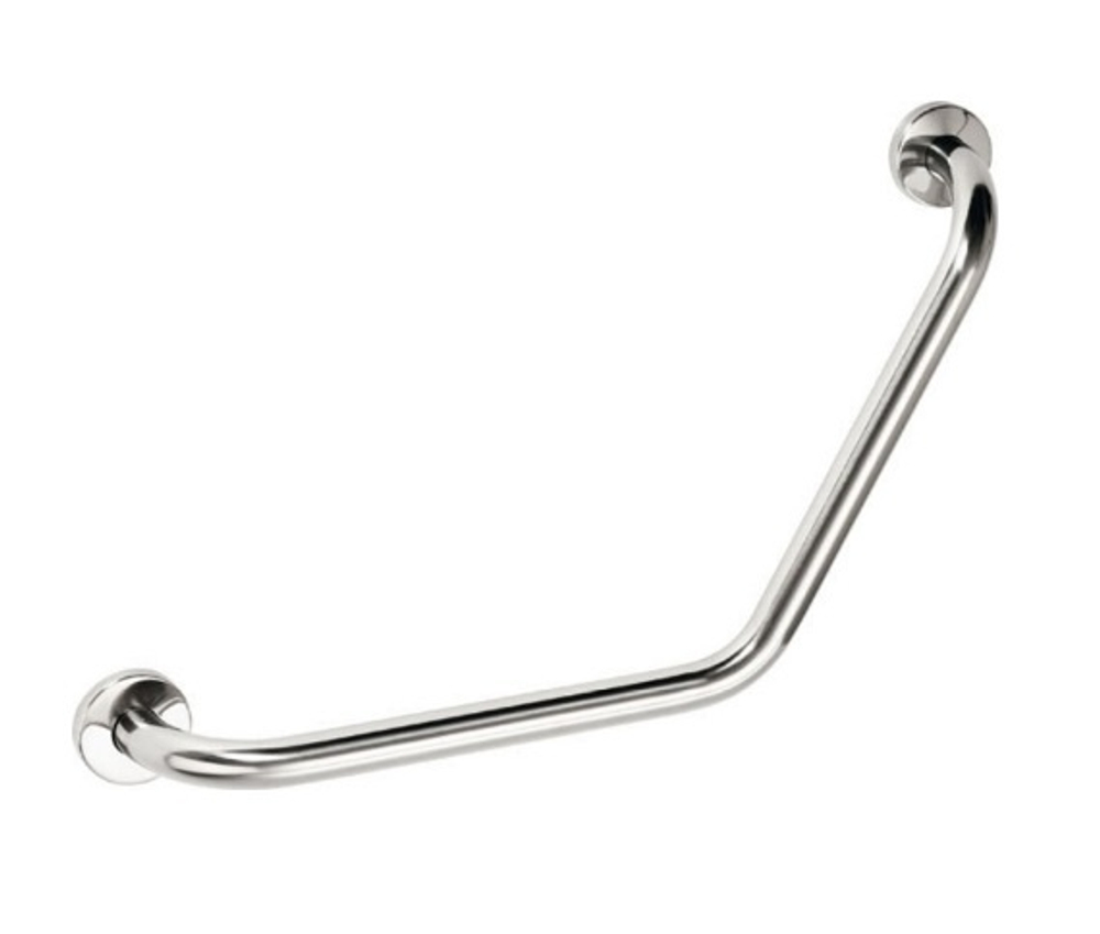 Поручень настенный под углом 135. 400х400 Nofer 15161.B из нерж. стали глянцевый купить
