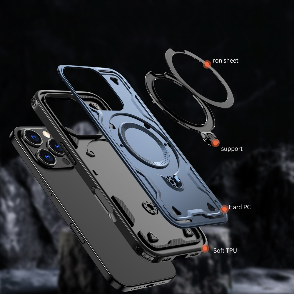 Чехол Magneto Case с кольцом для iPhone 16 Pro