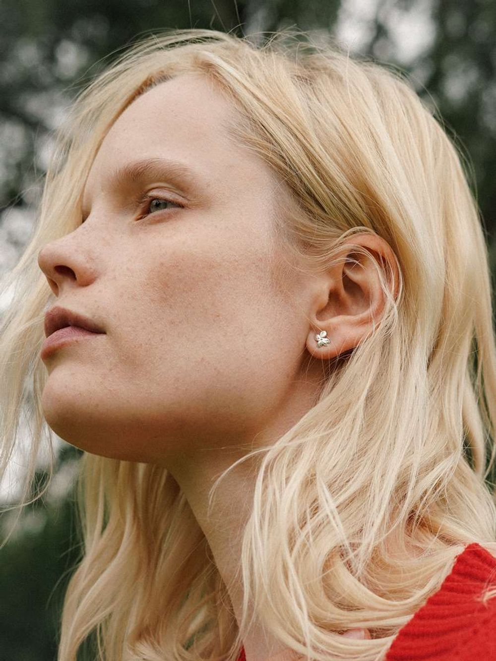 Пусеты Гортензия Мини