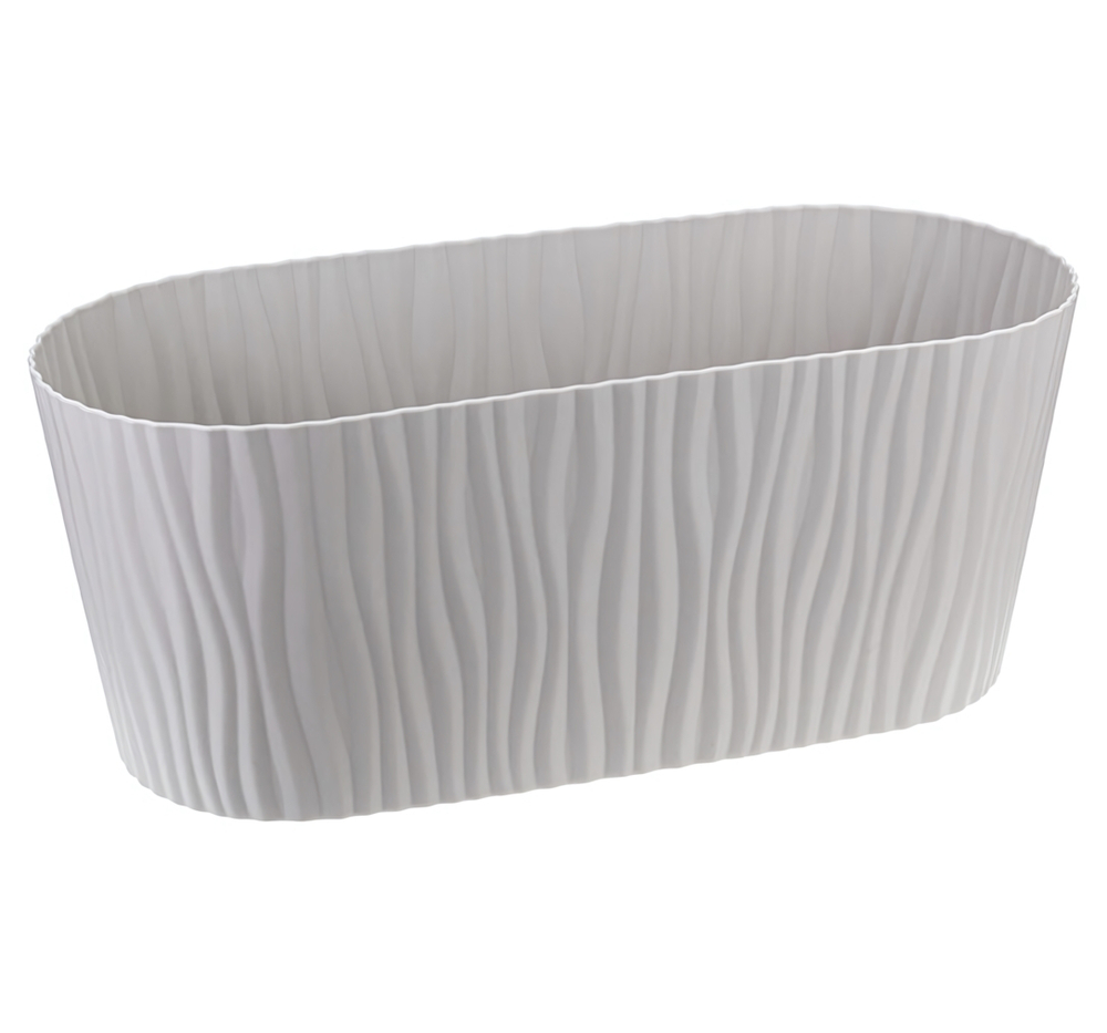 Кашпо ВОЛНА 4,2 л овальное с вкладышем М3191