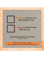 Рамка для постера и фотографий 65x65