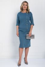 Платье Простота в деталях (джинс) П12622-5 LT Collection