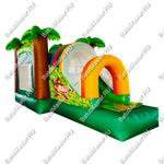 Коммерческий надувной батут "Радужные джунгли", 5*3*3 м