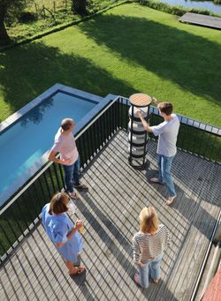 Tumba, комплект антрацит/серый, алюминий