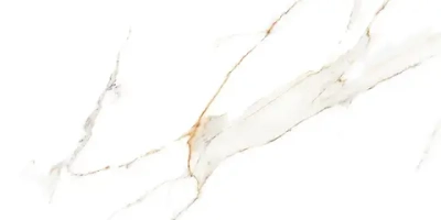 Керамогранит Alma Ceramica GFA114ECL04P Extra Calacatta 114x57 белый полированный под мрамор