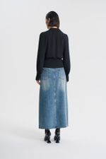 Блуза с баской