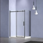 Душевой уголок Vincea Como-N VSR-4CN9012CLB 120x90 стекло прозрачное/профиль черный