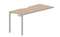 Стол 158х68х75см (эргономичный вырез) - приставной элемент