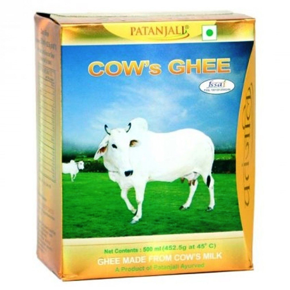 топлёное масло Гхи Патанджали (Ghee Patanjali), 500 мл