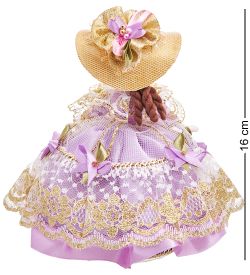 Народные промыслы RK-730/2 Кукла-шкатулка «Дама в шляпке»