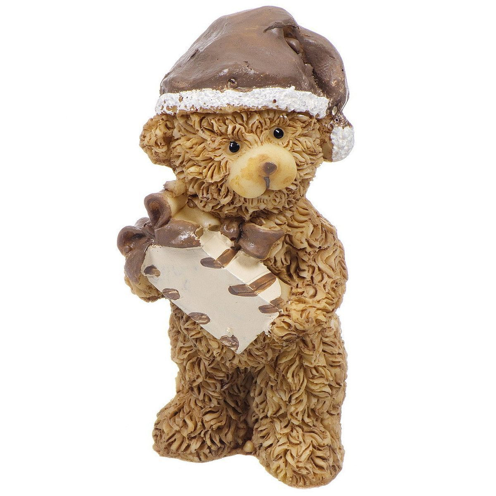 Фигурка декоративная Мишка в колпаке, 4х2.5х10 см, Y4-3545