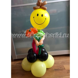 фигура из воздушных шаров Паренёк www.shop-shariki.ru