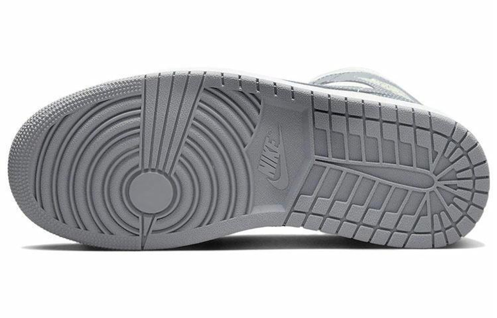 Кроссовки Jordan Air Jordan 1 Mid "Grey Sail" Dior2.0 (Женская размерная сетка)