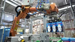 Роботизированный комплекс для упаковки и паллетирования на основе робота GSX RMD