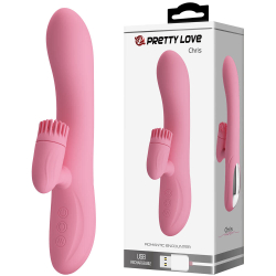 Вибратор Pretty Love Chris, розовый