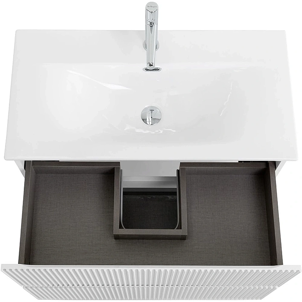Тумба с раковиной BelBagno UNO-MINI 80 Bianco Opaco