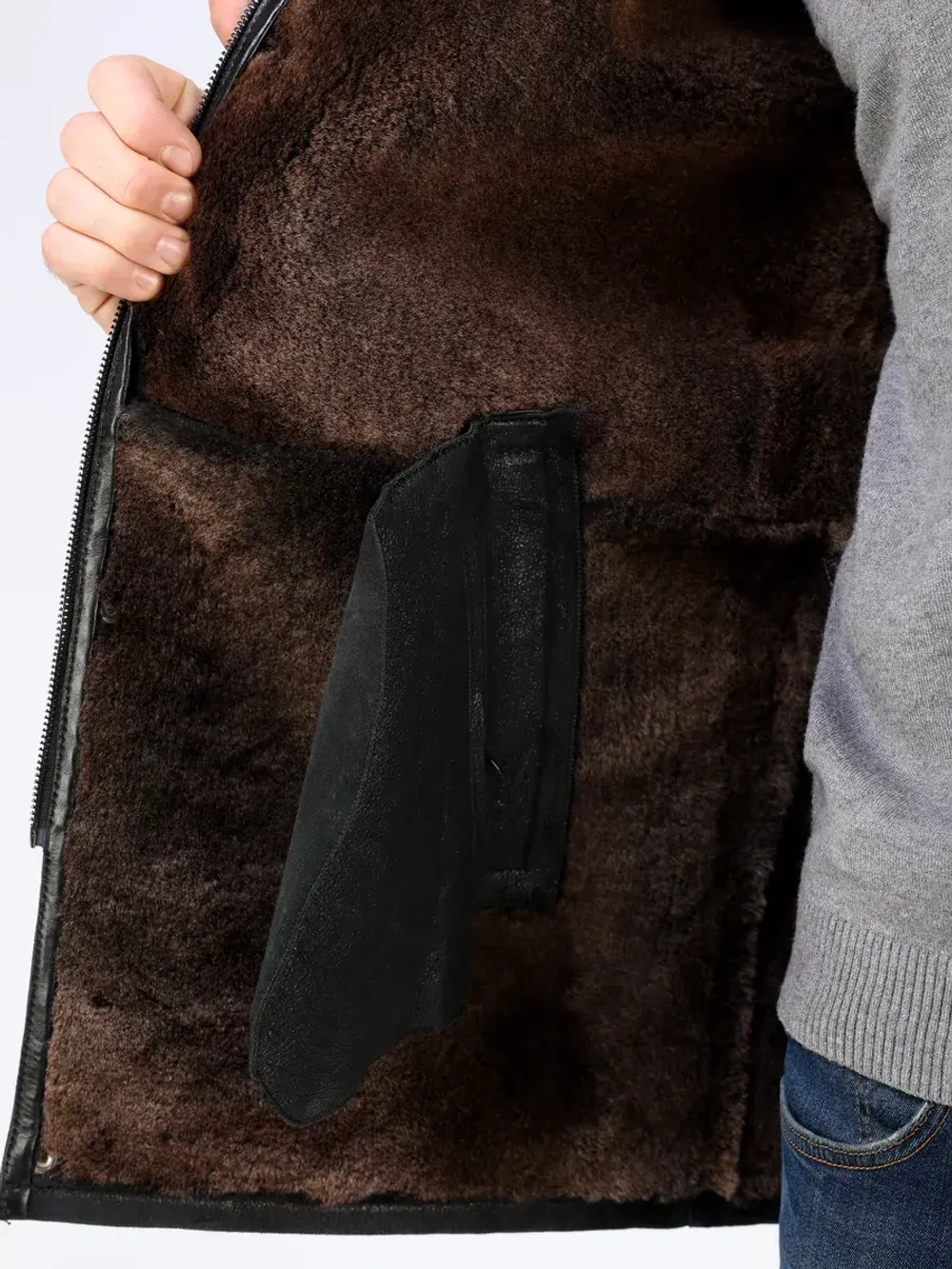 Дубленка зимняя натуральная