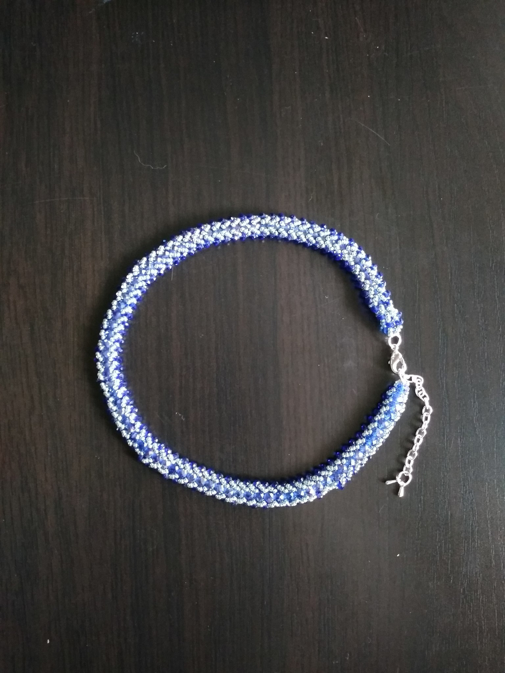 Ожерелье синее