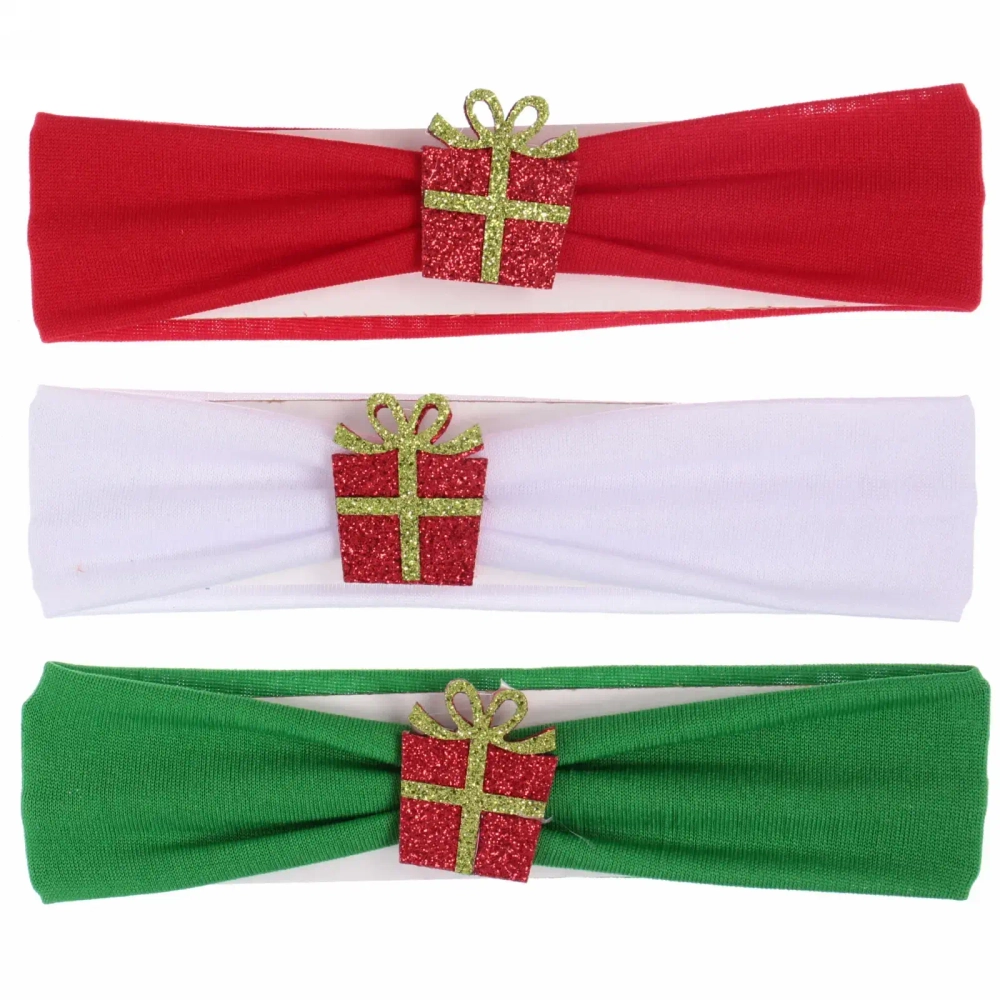 Повязка на голову детская «New Little Mi Mi - Рождественское чудо», микс 3 цвета, 4*16.5см