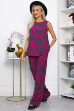 Костюм Стильный акцент (малиново-зеленый) К13906-25М LT Collection