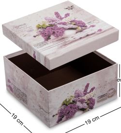 WG-23/3-A Коробка подарочная «Квадрат» цв.пудровый