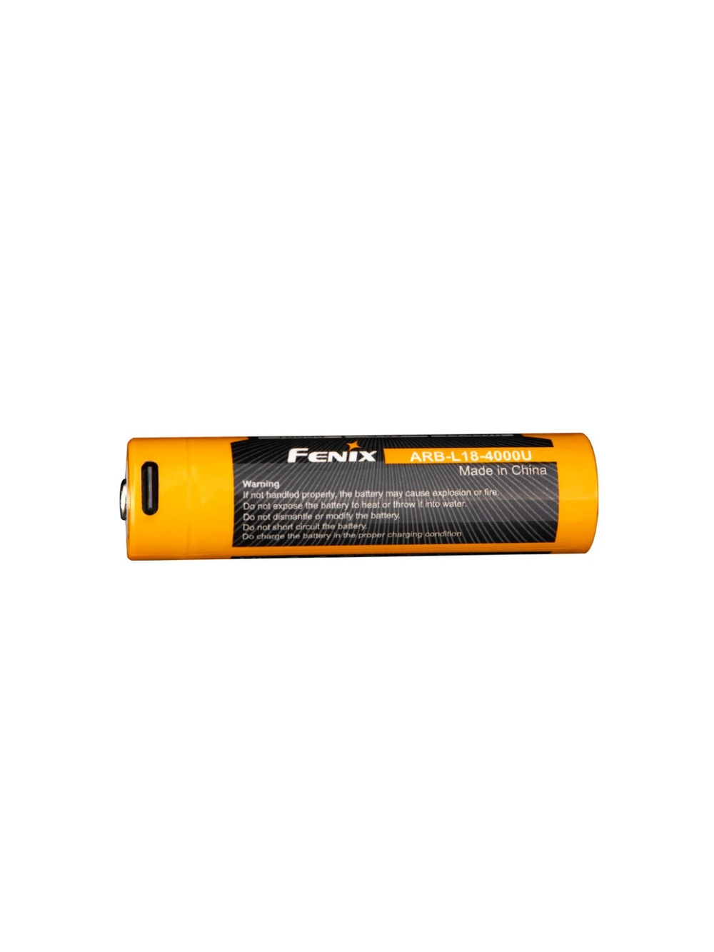 Аккумулятор 18650 Fenix ARB-L18-4000U с разъемом для USB