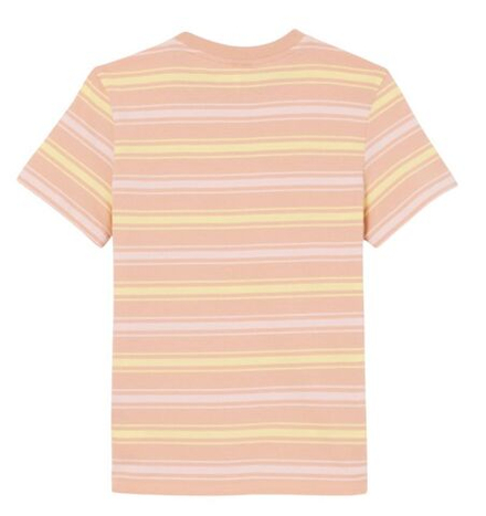 Детская теннисная футболка Lacoste Boys Contrast Stripe Cotton