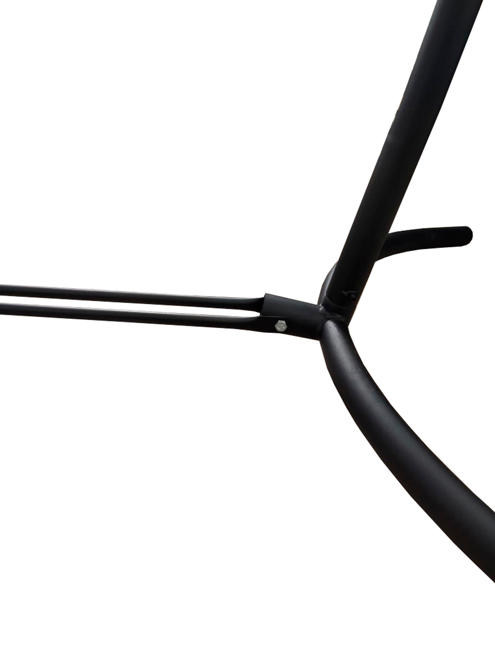 Кресло подвесное Беатрис арт.7036 (стойка+основание.черн.,корзн.корич.,подуш.беж. 2уп. (Т))