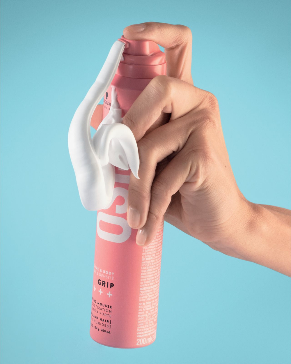 Schwarzkopf Professional Osis+ Grip - мусс для волос ультрасильной фиксации /   200  ml  / GTIN 4045787999679