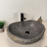 Раковина из речного камня RS-66038 58х46х15 из натурального камня