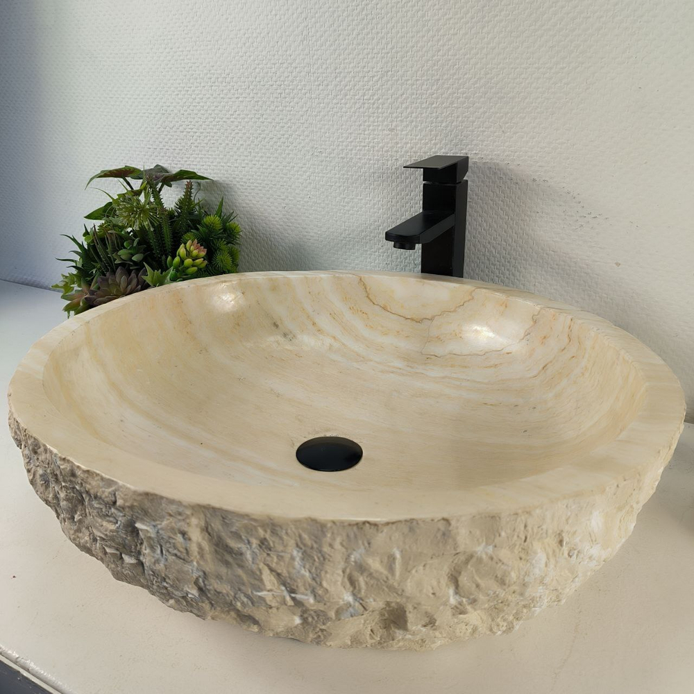 Раковина из оникса Erozy White EO-74362 60*52*16 0215