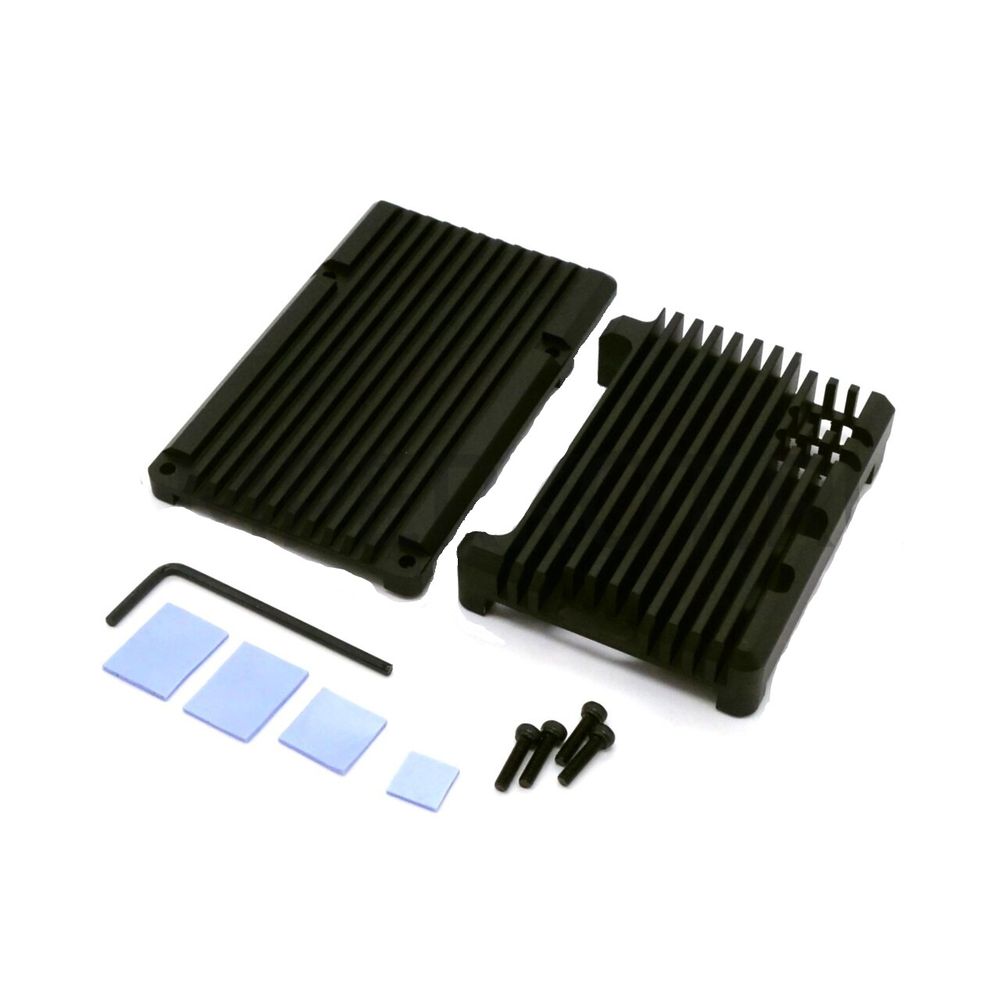 Алюминиевый компактный корпус-радиатор для Raspberry Pi 5 без вентилятора