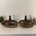 Раковина из речного камня ПАРА! RS-65543 51*28*15 0865