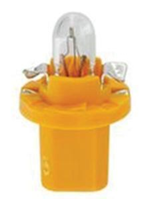 Лампа 12 В 1,5 Вт пластмассовый цоколь желтая Диалуч ЛЧ223-Ж