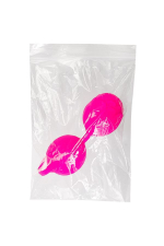 Вагинальные шарики розовые 15 см (блистер)