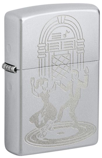 Зажигалка Zippo Vintage Dance с покрытием Satin Chrome (48728)