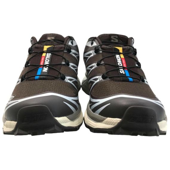 SALOMON XT 6 Трекинговые ботинки Низки Черный коше Коричневый Унисекс
